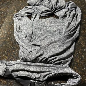 Authentic Boppy Heather gray carrier wrap, like new.